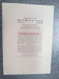 Sammelwerk nr. 6 Olympia 1932 Bild nr. 79 - Der Sieger im Zehnkamph 1. James Bauscher, 2. Achilles Järvinen, 3. Wolrath Eberle -keräilykuva