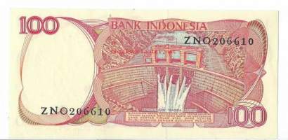 Indonesia  100  Rupiah  1984 seteli