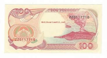 Indonesia  100  Rupiah  1992 seteli / Indonesian tasavalta eli Indonesia on valtio Kaakkois-Aasiassa. Se koostuu 17 508 saaresta ja on maailman suurin saarivaltio.