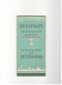Helsingin matkailijakartta 1946 Turistkarta över Helsingfors