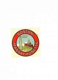 Matkamuistotarra Boston Massachusetts