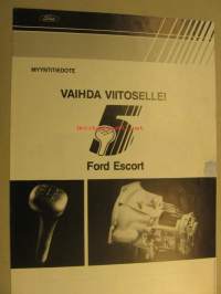 Ford Escort viitosvaihde- esite