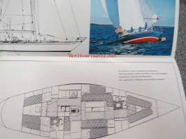 Swan 47 sailingboat -myyntiesite englanniksi, cover picture yacht &quot;DOVE&quot;