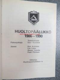 Huoltopäällikkö 1986-1990 - Huoltoupseeriyhdistyksen julkaisusarja
