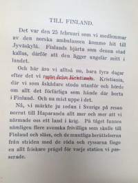 Med Finlands Vita - Anteckningar från Finlands Frihetsstrid, kansikuvitus Bruno Tuukkanen