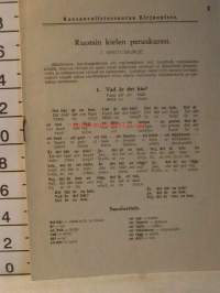 ruotsin kielen peruskurssi  1 opetuskirje
