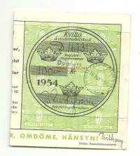 Autoveromerkki 1954 Ruotsi