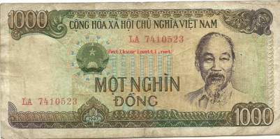 Vietnam 1000 Dong 1987 -  seteli