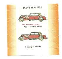 Maybach 1936 - makeiskääre