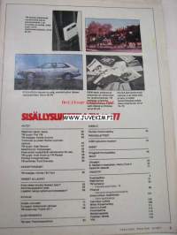 Tekniikan Maailma 1977 nr 14  Tm koeajaa / esittelee: Fiat 126, Honda Accord, Opel Record, Ford Granada, Honda 125 TwinTM tyypit: Audi Avant ja VW Passat