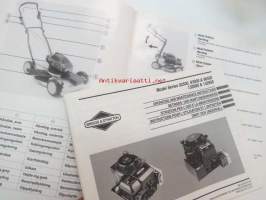Jonsered 350 S, 455 SD, 450 M Instruktionsbok - Instruksjonsbok - Instruktionsbog - Käyttöohje ruohonleikkuri, gräsklippare (lawn mower manual) + Briggs &amp;