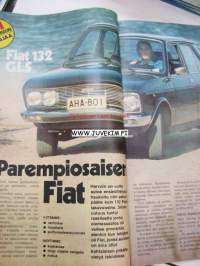 Tekniikan Maailma 1976 nr 8 Koeajossa Fiat132. Veneen keväthuolto mm.  myrkkymaalit. Autolla neuvostoliittoon. Metanoli, tulevaisuuden polttoaine. TM tyypit: Saab