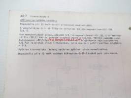 Mercedes-Benz Huoltokäsikirja hyötyajoneuvot osa 3 Jarrut -lisäys 4 maaliskuu 1990