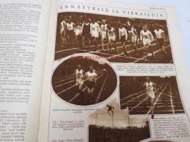 Urheilija 1928 nr 10, kansikuvassa Turun Palloseura - Helsingin Palloseura jalkapallo-ottelussa