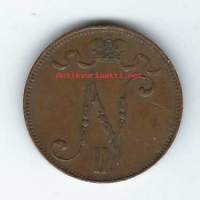 5 penniä  1911