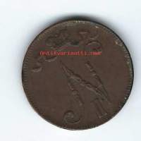 5 penniä  1912