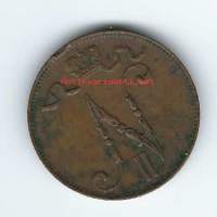 5 penniä  1913