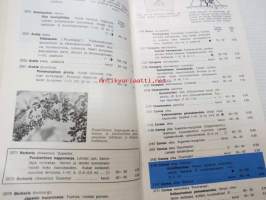 Harvialan taimitarha tuoteluettelo syksy 1967 - kevät 1968