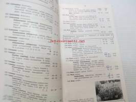 Harvialan taimitarha tuoteluettelo 1967