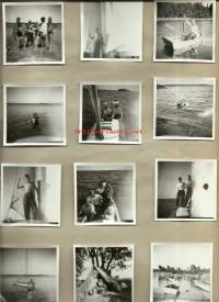 Merta, purjeita ja rantaa  24 valokuvaa albumin sivuilla- valokuva