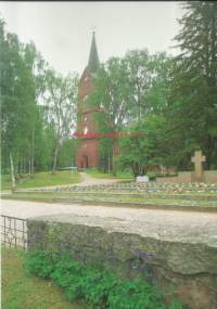 Mäntsälän  Kirkko kirkko,  A 4 - koko  painokuva pahville adressi