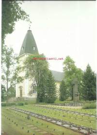 Hämeenkyrön  Kirkko kirkko,  A 4 - koko  painokuva pahville adressi