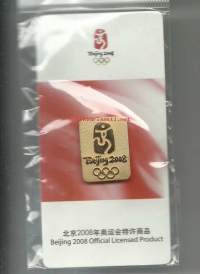 Peking 2008  olympia pinssi - pinssi rintamerkki / avaamaton pakkaus