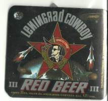 Leningrad III Red Beer  - olutetiketti