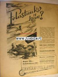 Suomen Kuvalehti 1945 nr 9, ilm 3.3.1945. Miten veturit syntyvät; Tampereen Lokomo. Mia Backman 50-vuotisjuhla.