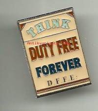 Duty Free- pinssi rintamerkki