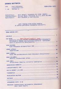 Ornis Botnica 3/1985. Lintutieteellinen julkaisu.  Keski-Pohjanmaan Lintutieteellinen yhdistys