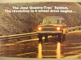 Jeep Wagoneer, Truck Quadra-Trac system myyntiesite