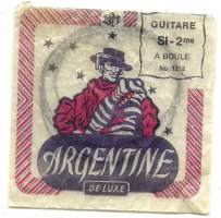 Argentine de Luxe SI- kitaran  kieli  käytetty -  tuotepakkaus