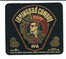 Leningrad Cowboy IV A olut  - olutetiketti