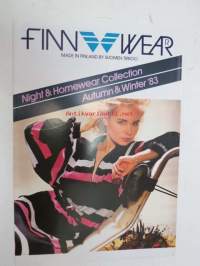 Finnwear Night &amp; Homewear Collection Autumn &amp; Winter 1983 -muotiesite