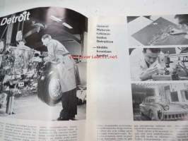 GM Katsaus 1964 nr 2, sis. mm; GM Tutkimuskeskus Detroit, Bochum valmistaa vain Kadettia, Ople Kadett mallisto, Autolautta - autoilijan meritie, Bedford mainio