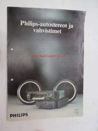 Philips-autostereot ja vahvistimet -myyntiesite