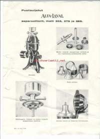 Alfa-Laval puolisuljetut separaattorit - tuote-esite 1937