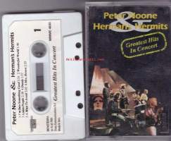 Peter Noone &amp; The Herman&#039;s Hermits - Greatest Hits In Concert 1991. C-kasetti. Woodford Music WMMC 4630