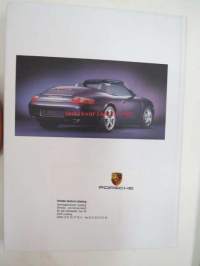 Porsche 911 vm. 1999 -myyntiesite (koko 15,5 x 21 cm, kovat kannet, 113-sivuinen kirja, painettu syyskuussa 1998), saksankielinen
