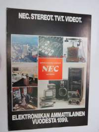 NEC Nippon Electric Company Stereo TV Video 1980 -myyntiesite