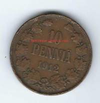 10 penniä  1912