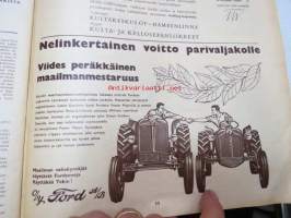Suomen Kuvalehti 1958 nr 44, ilmestynyt 31.10.1958, sis. mm. seur. artikkelit / kuvat / mainokset; Kansikuva  Nainen ratissa Alfa-Romeo ZB-193), Paulig, Lanolin,
