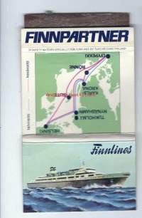Finnlines / Finnpartner - tyhjä mainostulitikkurasia  - tulitikkurasia