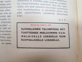 Päämäärä 1937 nr 3 -Ylioppilaiden Keskustoimikunnan suomalaisuuden ja suomenkielen edistämiseen ruotsinkielisten ylivallalta kannustava propagandalehti,