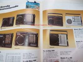 Grundig revue 1983 -TV, video, radio, stereo, autoradio tuoteluettelo ruotsiksi
