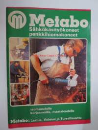 Metabo 1981 - Sähkökäsityökoneet, penkkihiomakoneet -tuoteluettelo / myyntiesite