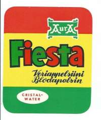 Aura Fiesta - juomaetiketti