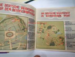 Deutsche Reichspost Olympia 1936 - Führer für Post - Telegraphie - Fernsprecher / Guide des postes - telegraphes - telephones / Guide for post - telegraph -