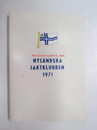 Nyländska Jaktklubben 1971 årsbok -vuosikirja ruotsiksi